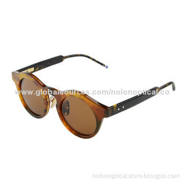 Personalized fashion acetate sunglasses with reasonable price in honey